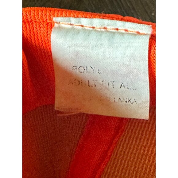 Blaze Orange hunting novelty Deer "Tremble" Snapback Hat - Picture 4 of 8